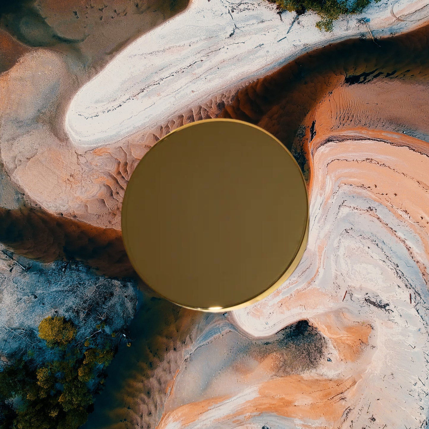 Luxe Gold Candle Lid