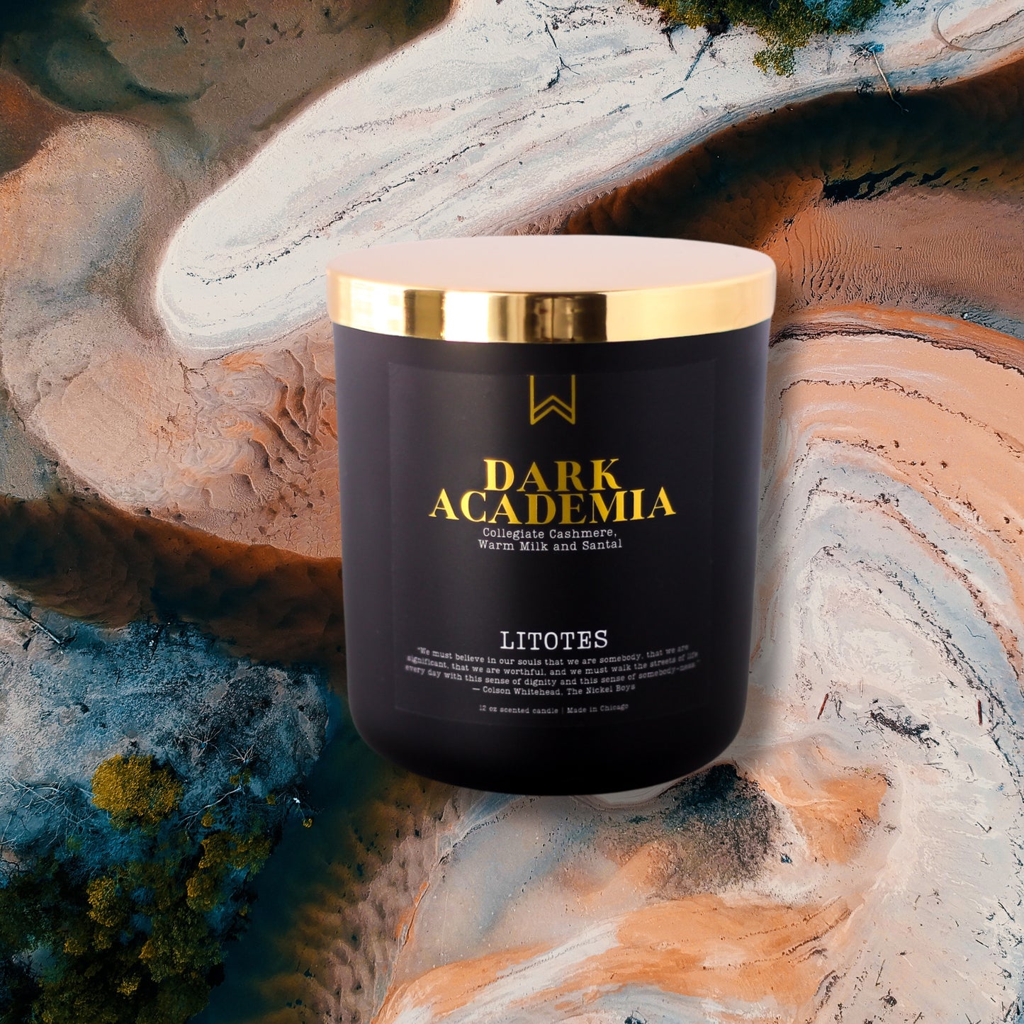 Luxe Gold Candle Lid