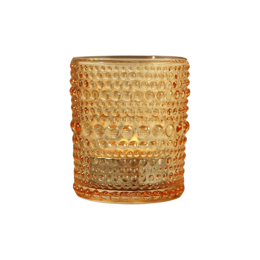 Pebbled Glass Tealight Holder